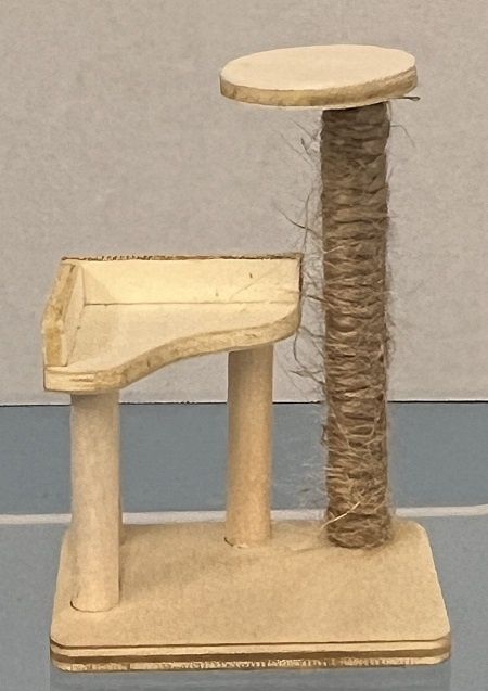 Cat Scratching Post and Seating Area mc947