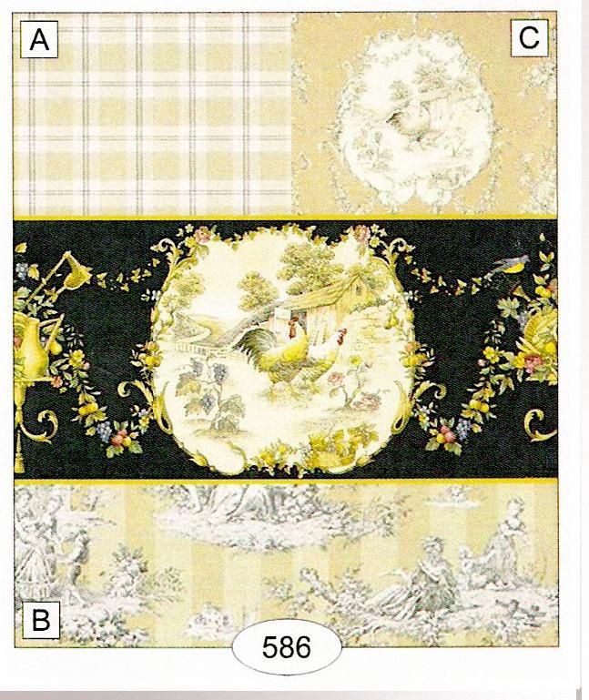 Chicken Toile 586 wal586