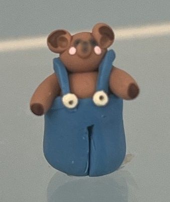 Brown Bear in Blue Overalls Beary1B