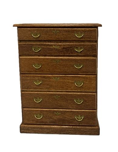 Brown Wood Chest of Drawers DHS1234