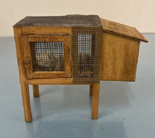 Bunny Hutch with 3 Bunnies MC263x