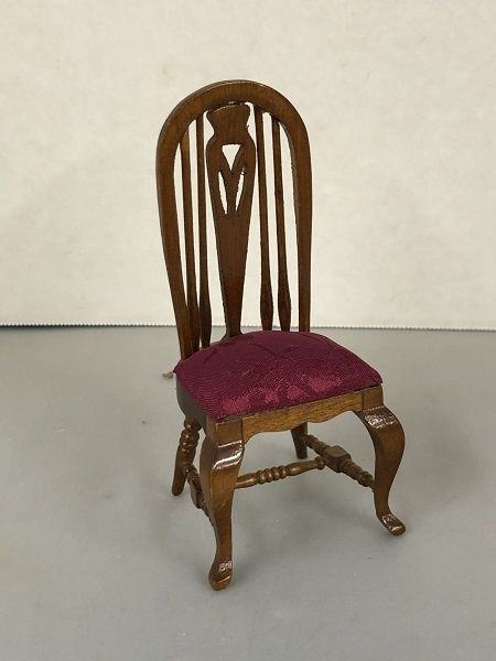 Burgundy Cushion Side Chair mc01328