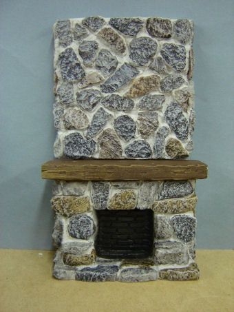 Cabin Fireplace ym0223