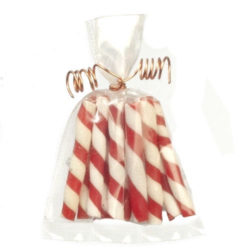 Candy Canes in Cellophane Sack A9967