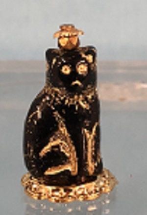 Cat Perfume Bottle (black 2) 72618m