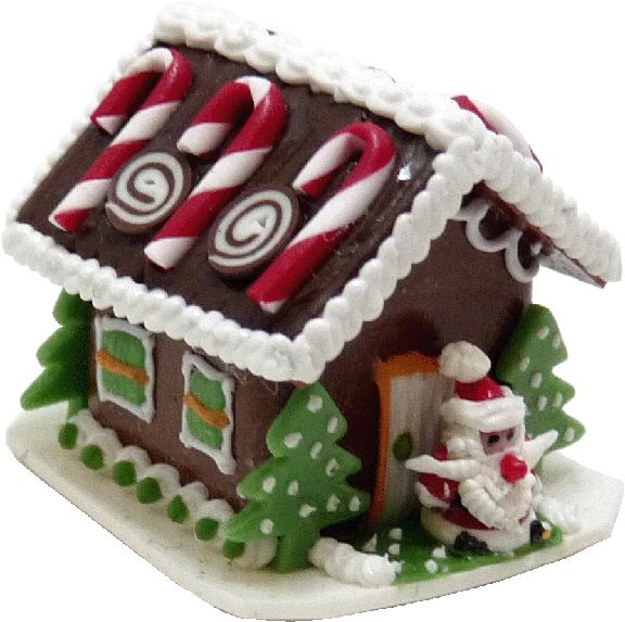 Candy Cane Dream Ginger Bread House k2817
