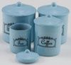 Canister Set, 4 Piece - Blue IM65612