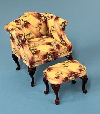 Chair and Ottoman by Bespaq ala754
