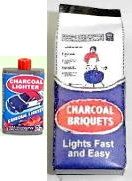 Charcoal Briquettes w/Lighter Fluid hr56040