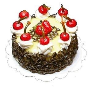 Cherry Chocolate Creme Cake k2068