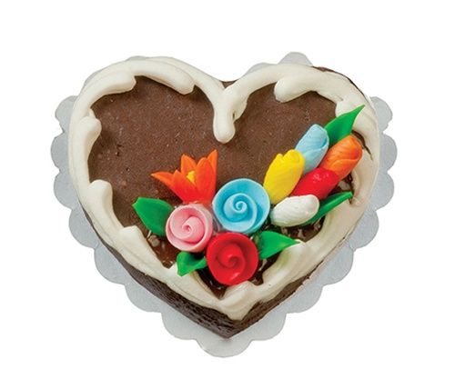 Chocolate Heart Cake AZB0326
