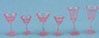 Chrysnbon Pink 6 Pcs., Stemware, Pink cb110p
