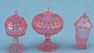 Candy Dishes, 3Pc Pink cb68p