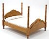 Cannonball Bed,Walnut,Asstorted Fabric CLA10081