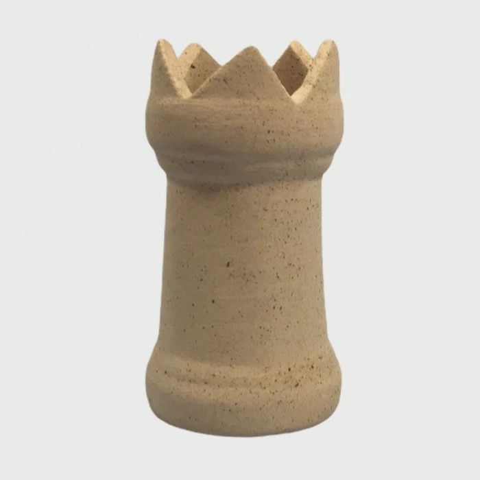 Castled Stone Chimney Pot CP095CS