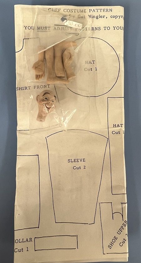 Chef and Costume Pattern by Cat Wingler mc04869