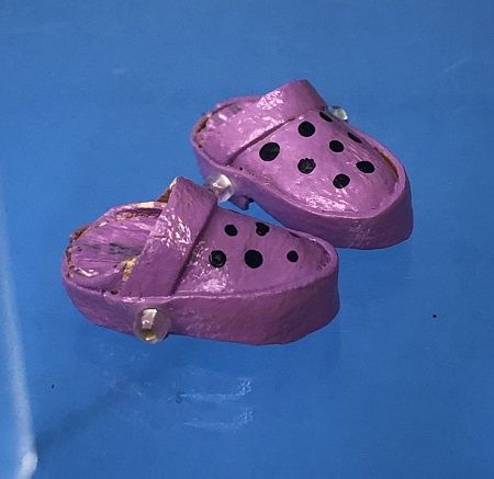 Children's Crocks in purple mc03299