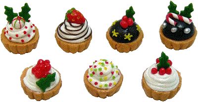 Christmas Cupcakes Assorted Mix bdk177