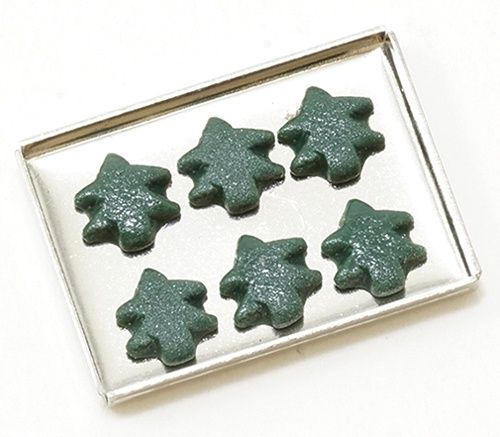 Christmas Tree Cookies On Sheet 10000062-1