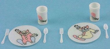 Circus Dish Set, Pastel cb140P