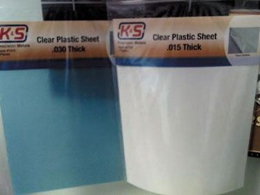 Clear Plastic 0.015 Inch x 8.5 Inch x 11 Inch, 2Pc KSE1308