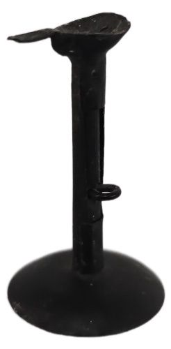 Colonial Black Iron Push-Up Candlestick mc031193