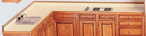 Counter Top &amp; Trim, White, Kit HW13420