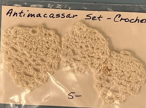 Cream Antimacassar Set mc1773x