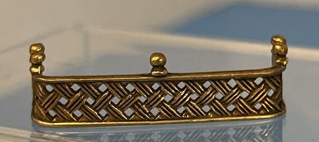 Curved Brass Fire Fret MC06079