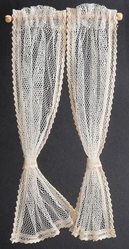 Curtains: Lace Curtain, Ecru BB54301