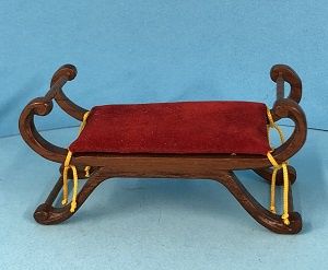 Curved Wood Bench 612189