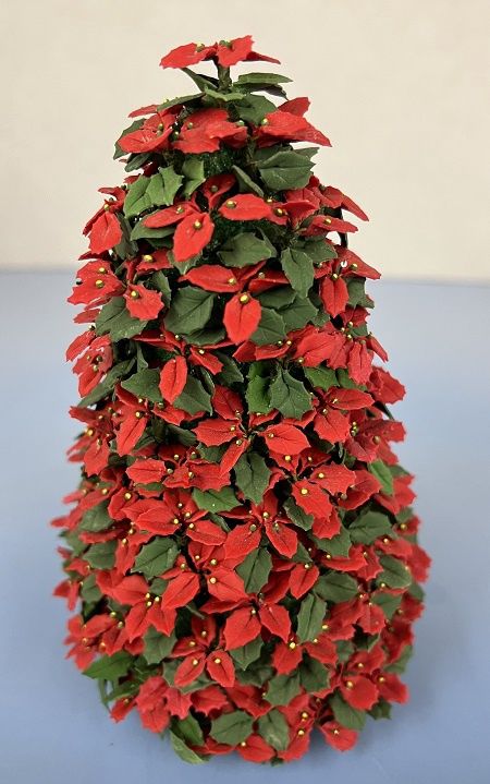 Christmas Tree- Poinsettia ALA042