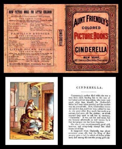 LBpre-19 Cinderella 12 Aunt Friendly's Colored Pic Book
