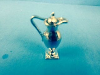 Coffee Pot - Antique Silver Style (Round) A3832