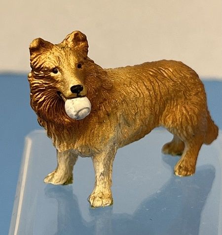 Collie with Ball in his Mouth ala625