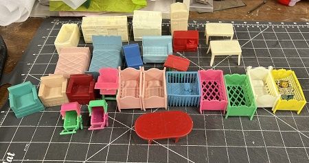 Collection of Vintage Plastic Furniture mc031249