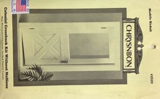 Colonial Crossbuck Door No/Mul CB2529