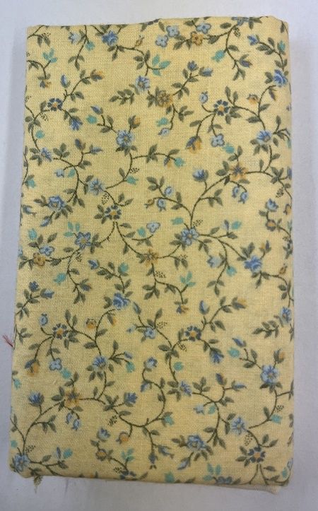 Cotton Fabric with Tiny Blue Flowers fabric107