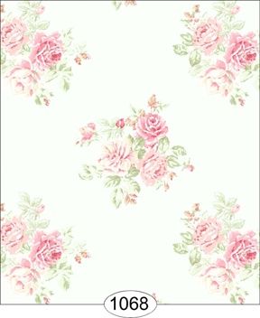 Cottage Rose - Pink - 1068 wal1068