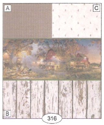Country Scene 316 wal316