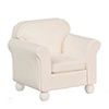 Cream Colored Leather Chair AZT6634
