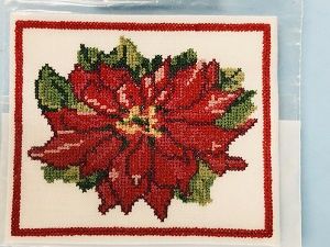 Cross Stitch Poinsettia auc6289x