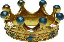 Crown "Gold and Turquoise" bdj087