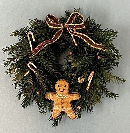 Christmas Wreath with Candy Canes ala943