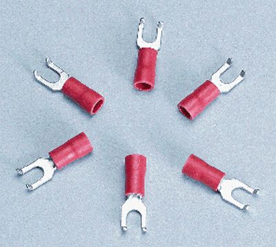 CK1102 Flanged Spade Lugs, Insulated (6 pak) ck1102
