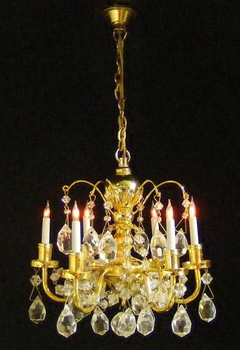 CK3020 Renaissance 6 Up-Arm Crystal Chandelier ck3020