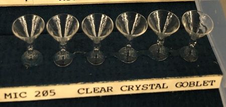 Clear Crystal Goblet Micro205