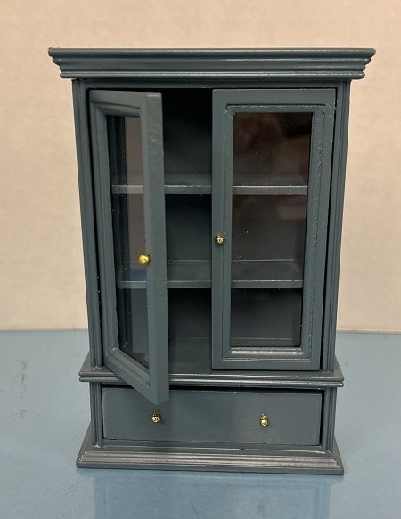 Colonial Blue Bookcase mc935