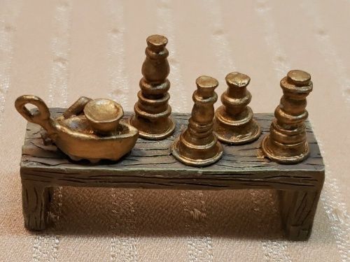 Concord Miniatures Our Town Candle Table m1511
