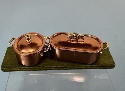 Copper Fish Poacher and Stock Pot NR878